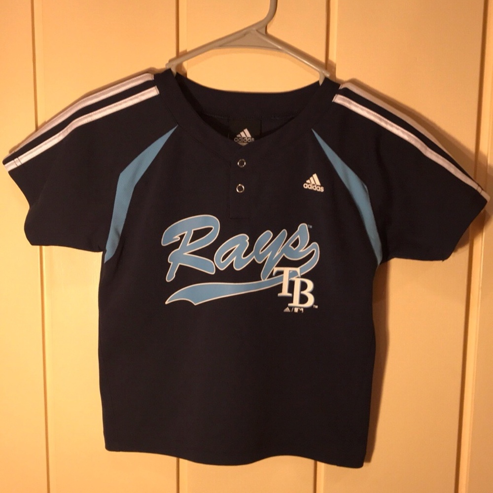 adidas TAMPA BAY RAYS Baseball jersey youth large